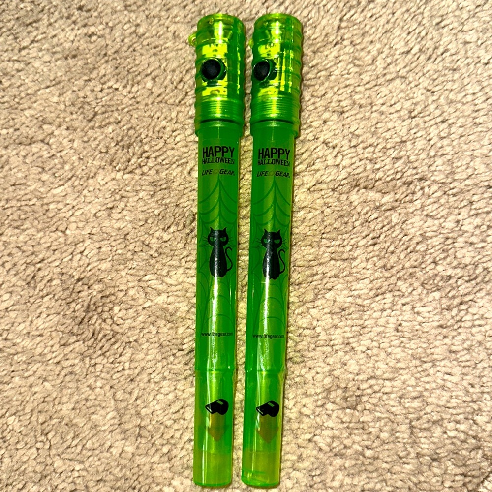 Life Gear Halloween Glow Sticks and whistle